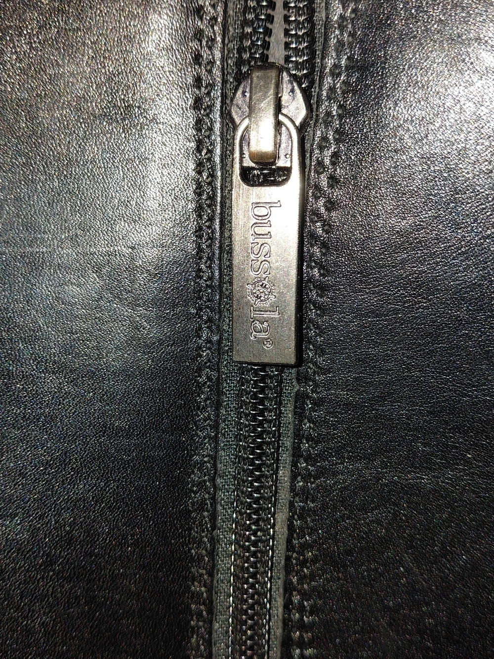 Bussola Black Tall Leather Riding Boots Size 10 - Picture 4 of 7